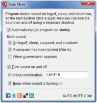 Auto Mute screenshot